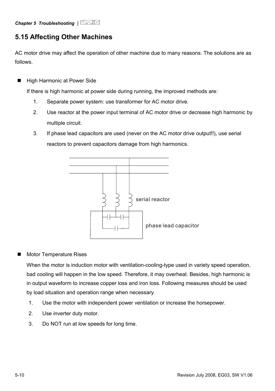 15 affecting other machines, 15 affecting other machines -3 | Delta Electronics AC Motor Drive VFD-G User Manual | Page 151 / 183