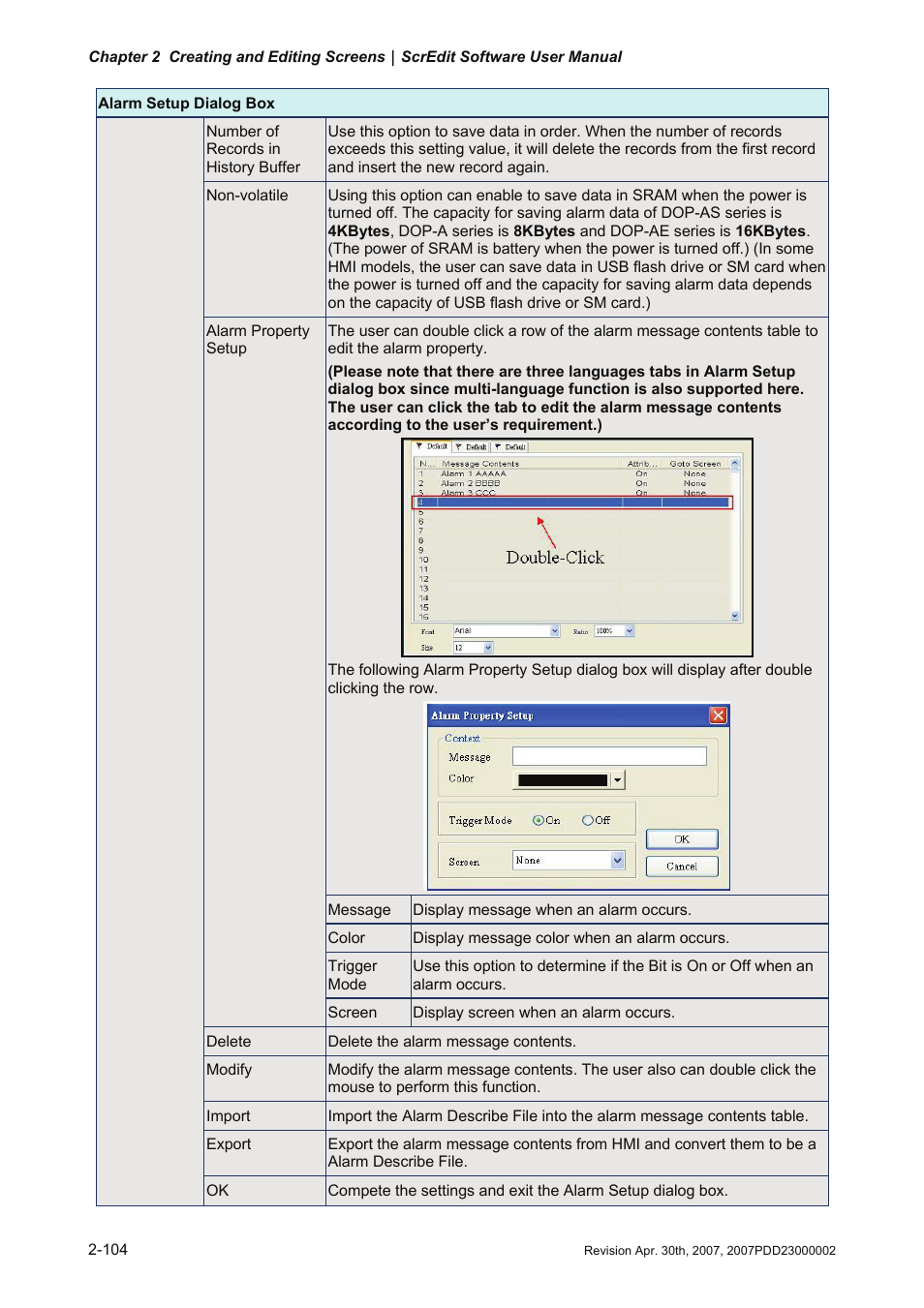 Delta Electronics Human Machine Interface DOP-A Series User Manual | Page 115 / 329