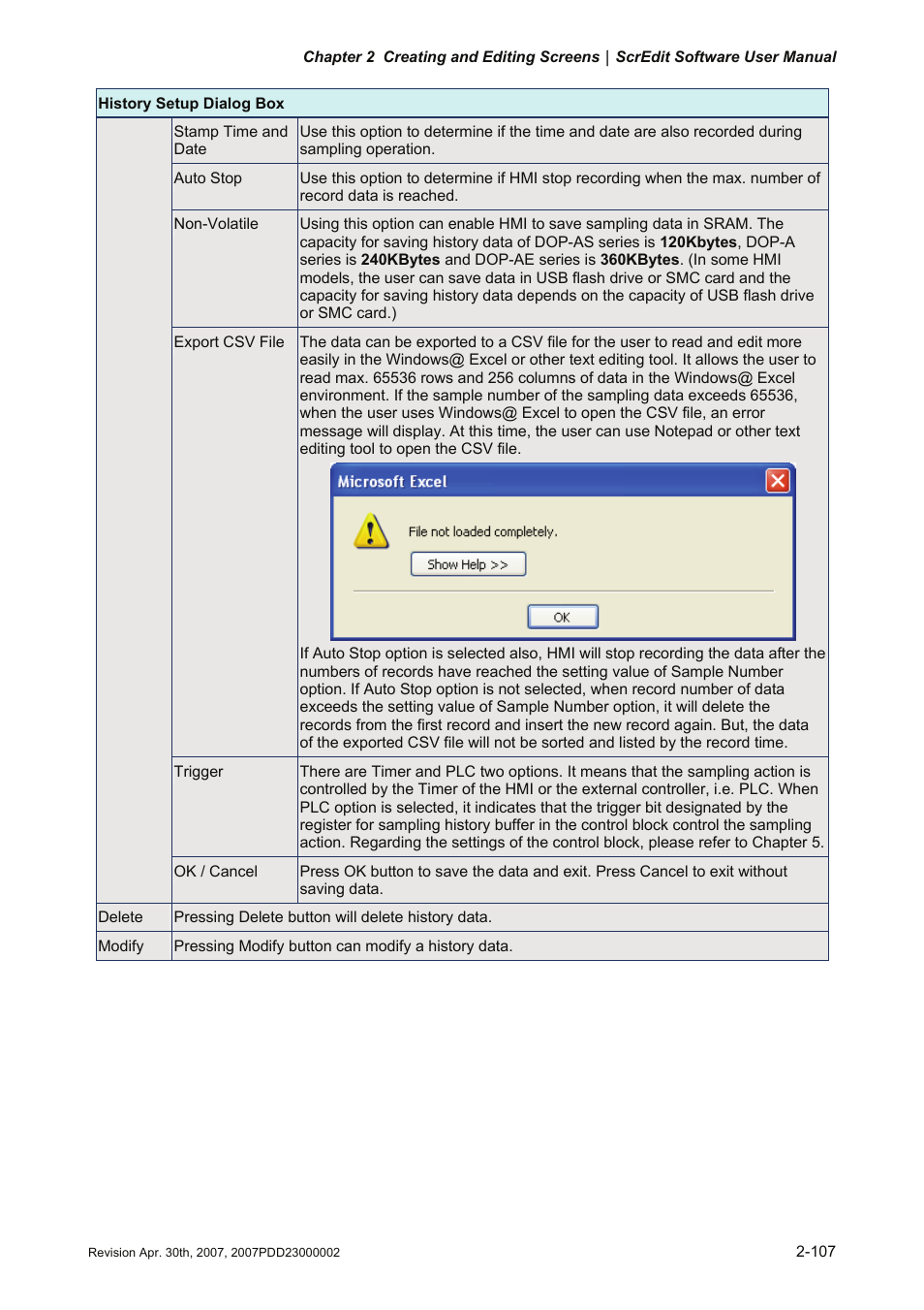 Delta Electronics Human Machine Interface DOP-A Series User Manual | Page 118 / 329