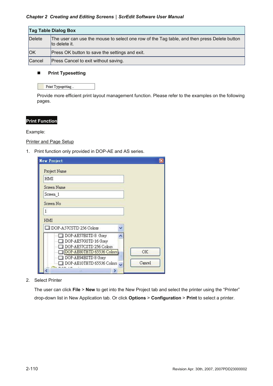 Delta Electronics Human Machine Interface DOP-A Series User Manual | Page 121 / 329
