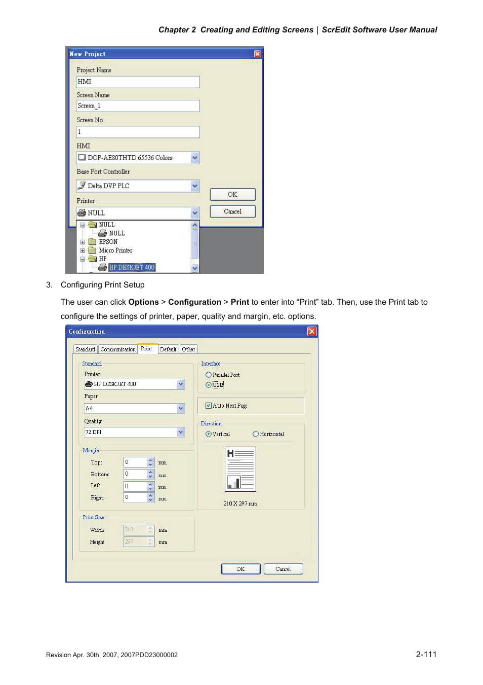 Delta Electronics Human Machine Interface DOP-A Series User Manual | Page 122 / 329