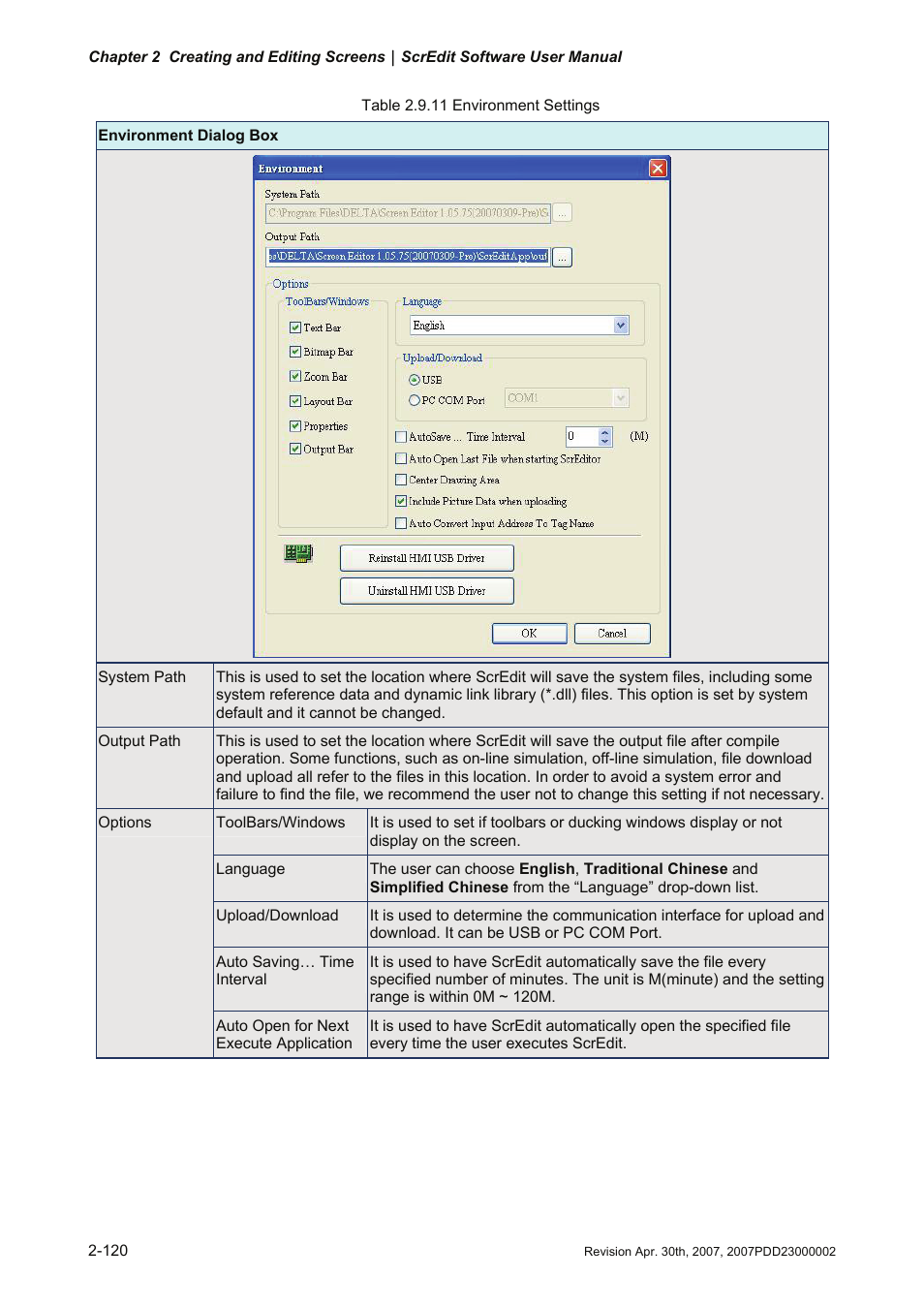 Delta Electronics Human Machine Interface DOP-A Series User Manual | Page 131 / 329