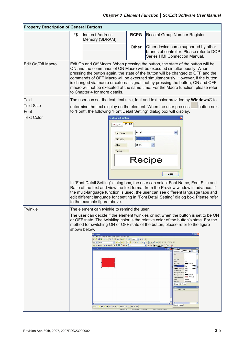 Delta Electronics Human Machine Interface DOP-A Series User Manual | Page 142 / 329