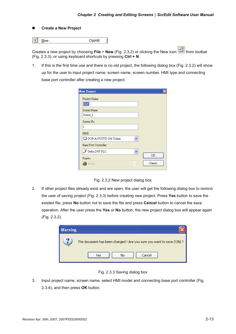 Delta Electronics Human Machine Interface DOP-A Series User Manual | Page 24 / 329