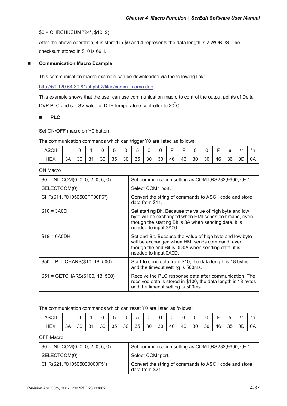 Delta Electronics Human Machine Interface DOP-A Series User Manual | Page 258 / 329