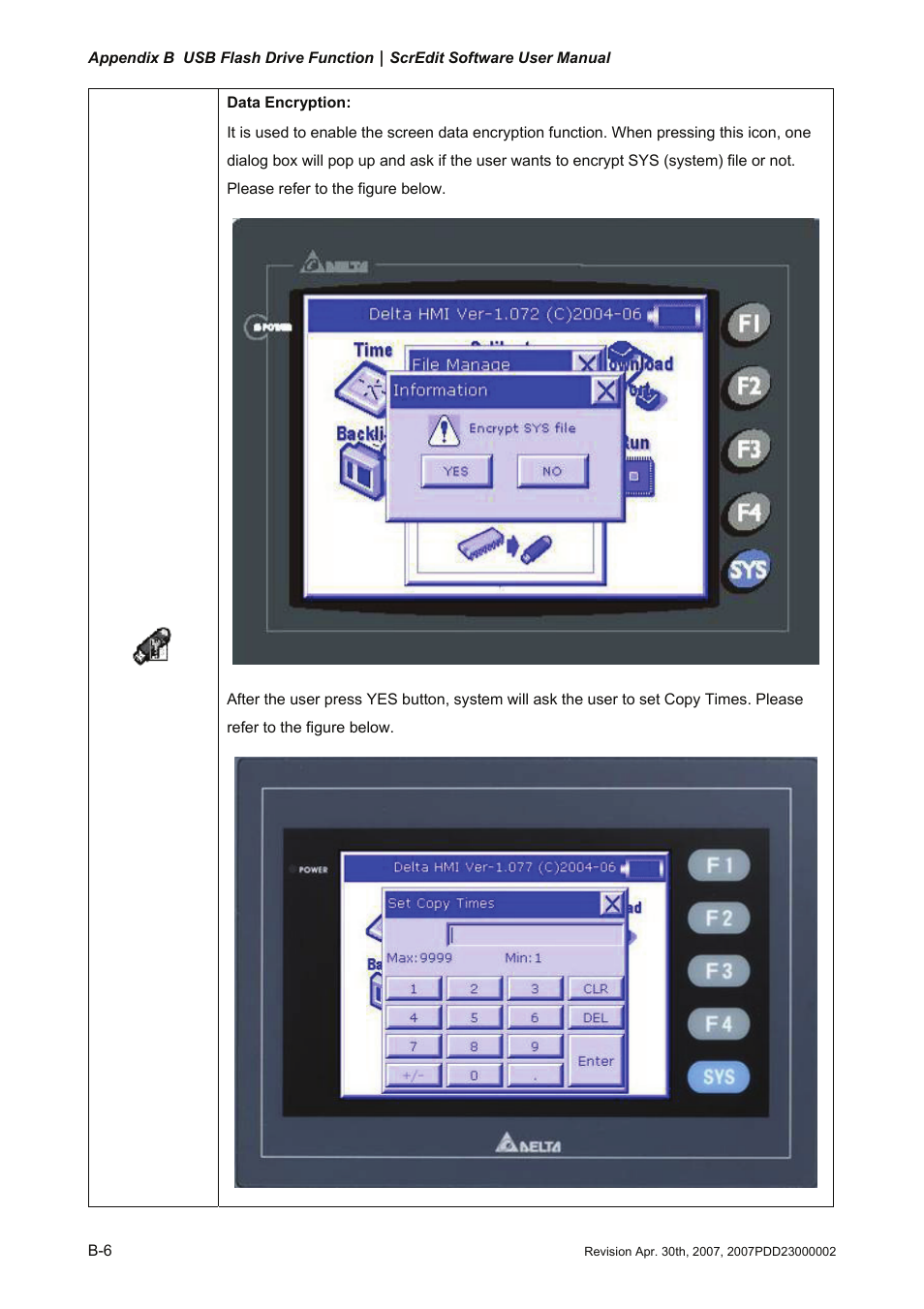 Delta Electronics Human Machine Interface DOP-A Series User Manual | Page 311 / 329