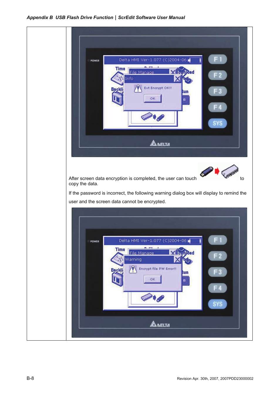 Delta Electronics Human Machine Interface DOP-A Series User Manual | Page 313 / 329