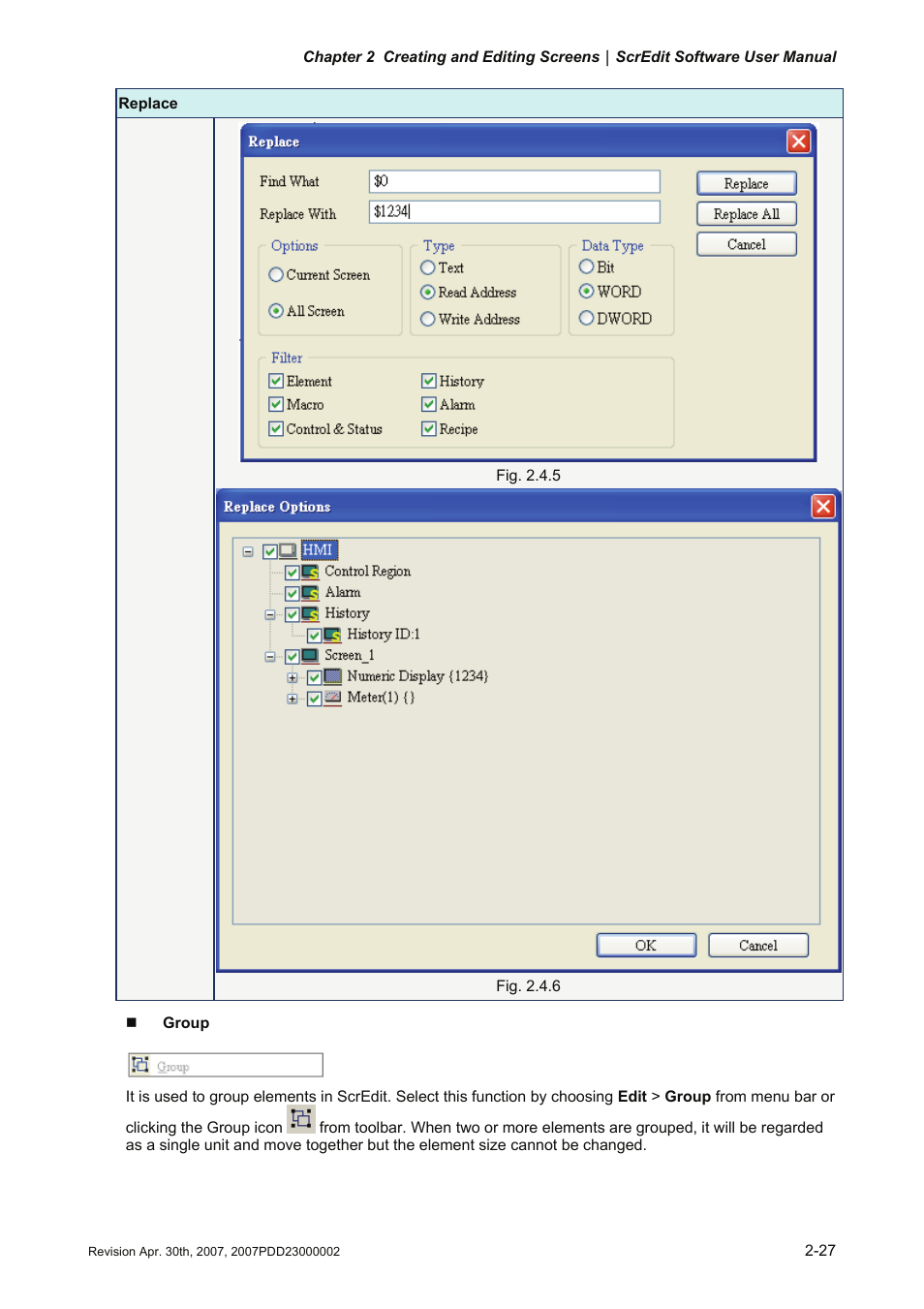 Delta Electronics Human Machine Interface DOP-A Series User Manual | Page 38 / 329