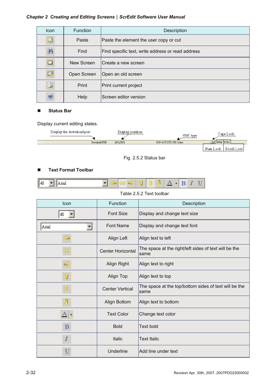 Delta Electronics Human Machine Interface DOP-A Series User Manual | Page 43 / 329