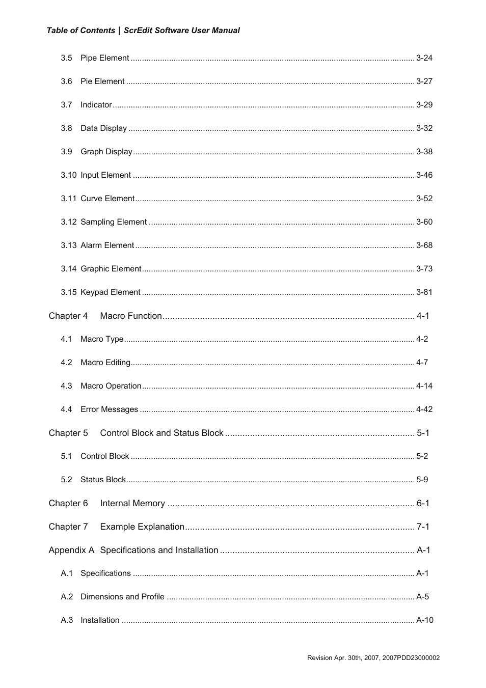 Delta Electronics Human Machine Interface DOP-A Series User Manual | Page 5 / 329