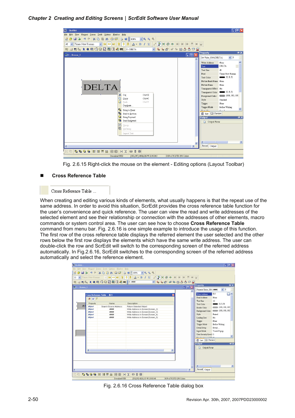 Delta Electronics Human Machine Interface DOP-A Series User Manual | Page 61 / 329