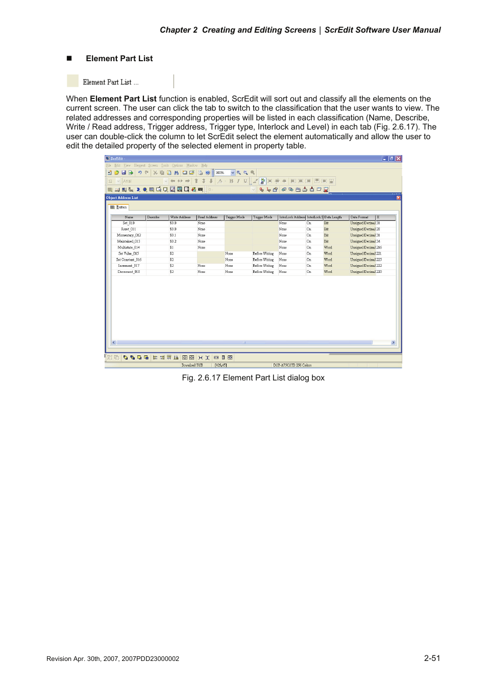 Delta Electronics Human Machine Interface DOP-A Series User Manual | Page 62 / 329