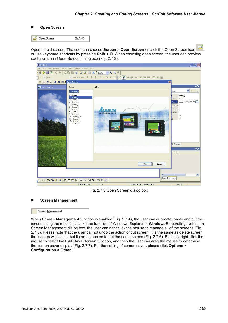 Delta Electronics Human Machine Interface DOP-A Series User Manual | Page 64 / 329