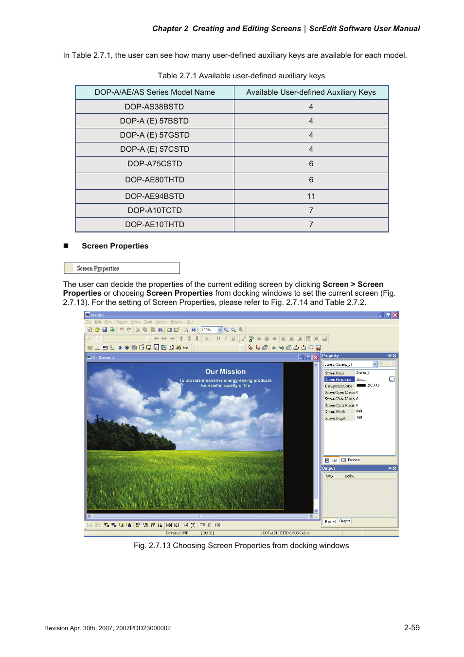 Delta Electronics Human Machine Interface DOP-A Series User Manual | Page 70 / 329