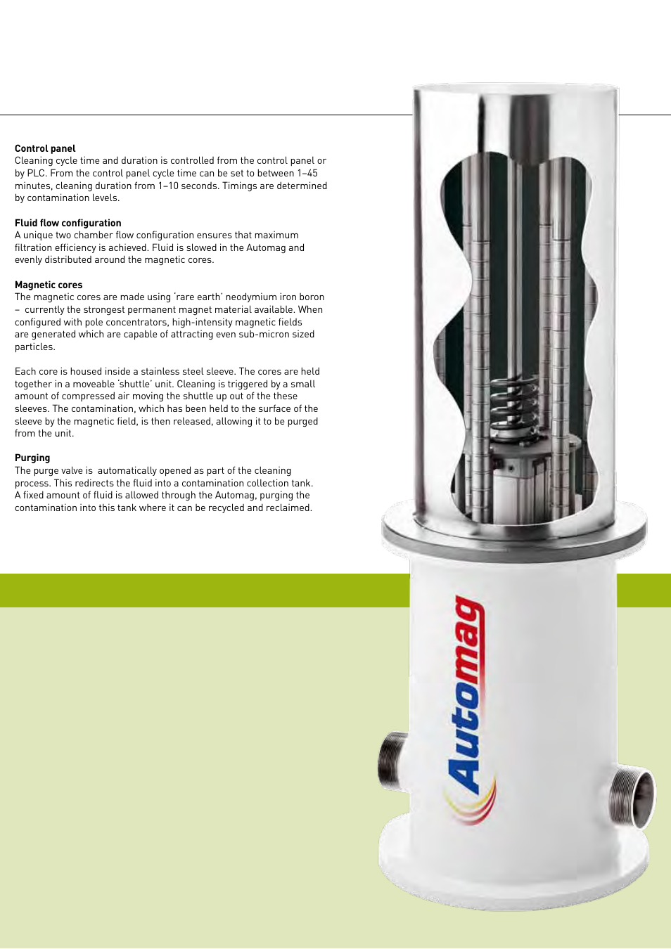 Automag self-purging magnetic filter | Magnetic Products ECLIPSE Automag MPI flier User Manual | Page 4 / 6