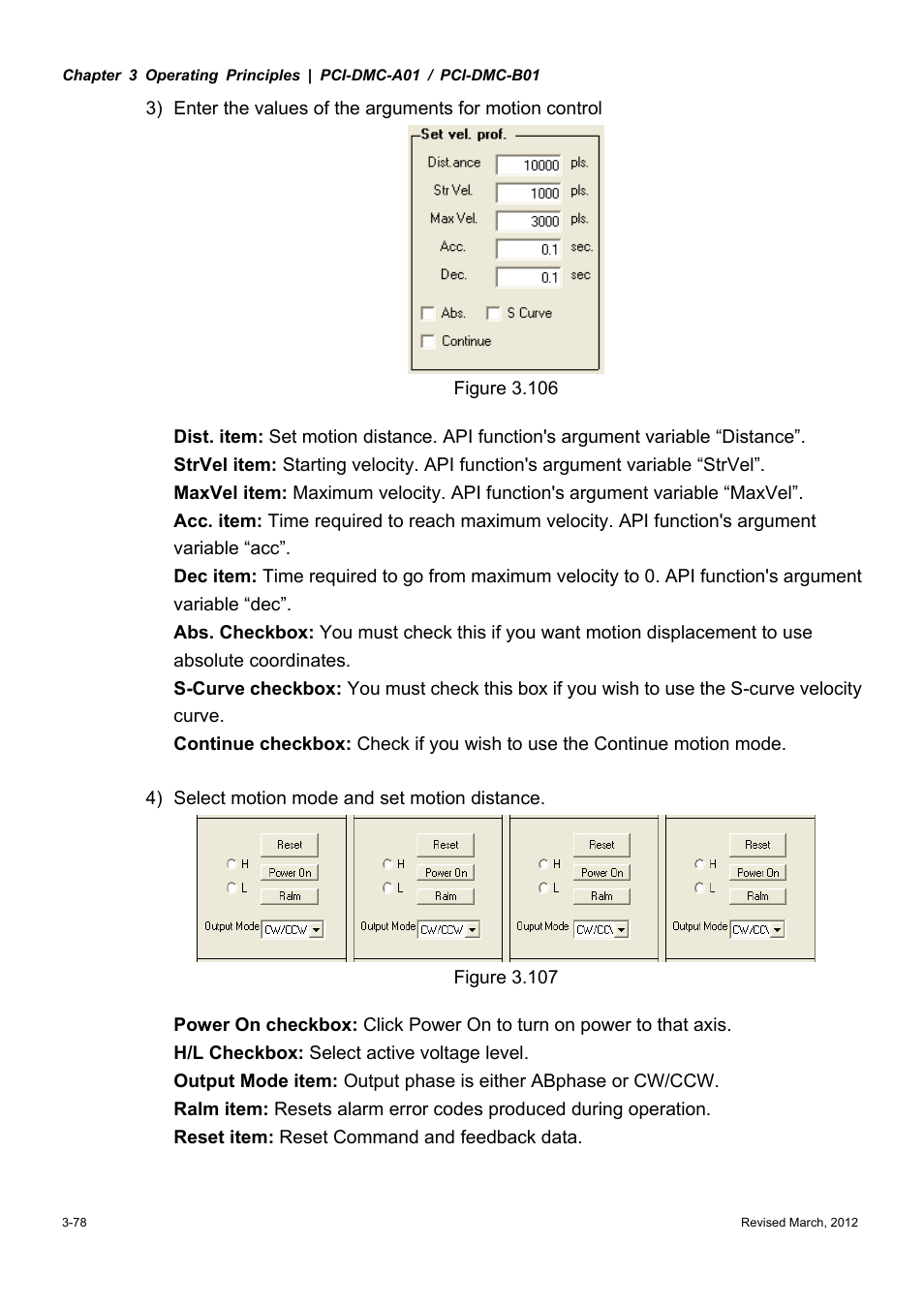 Delta Electronics High-Speed PCI 12-Axis Motion Control Card PCI-DMC-A01 User Manual | Page 100 / 528