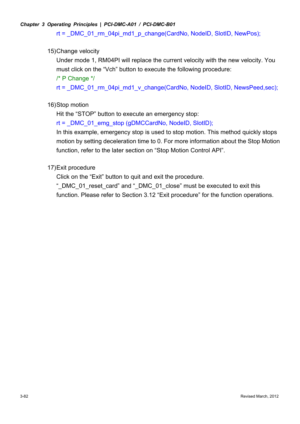 Delta Electronics High-Speed PCI 12-Axis Motion Control Card PCI-DMC-A01 User Manual | Page 104 / 528