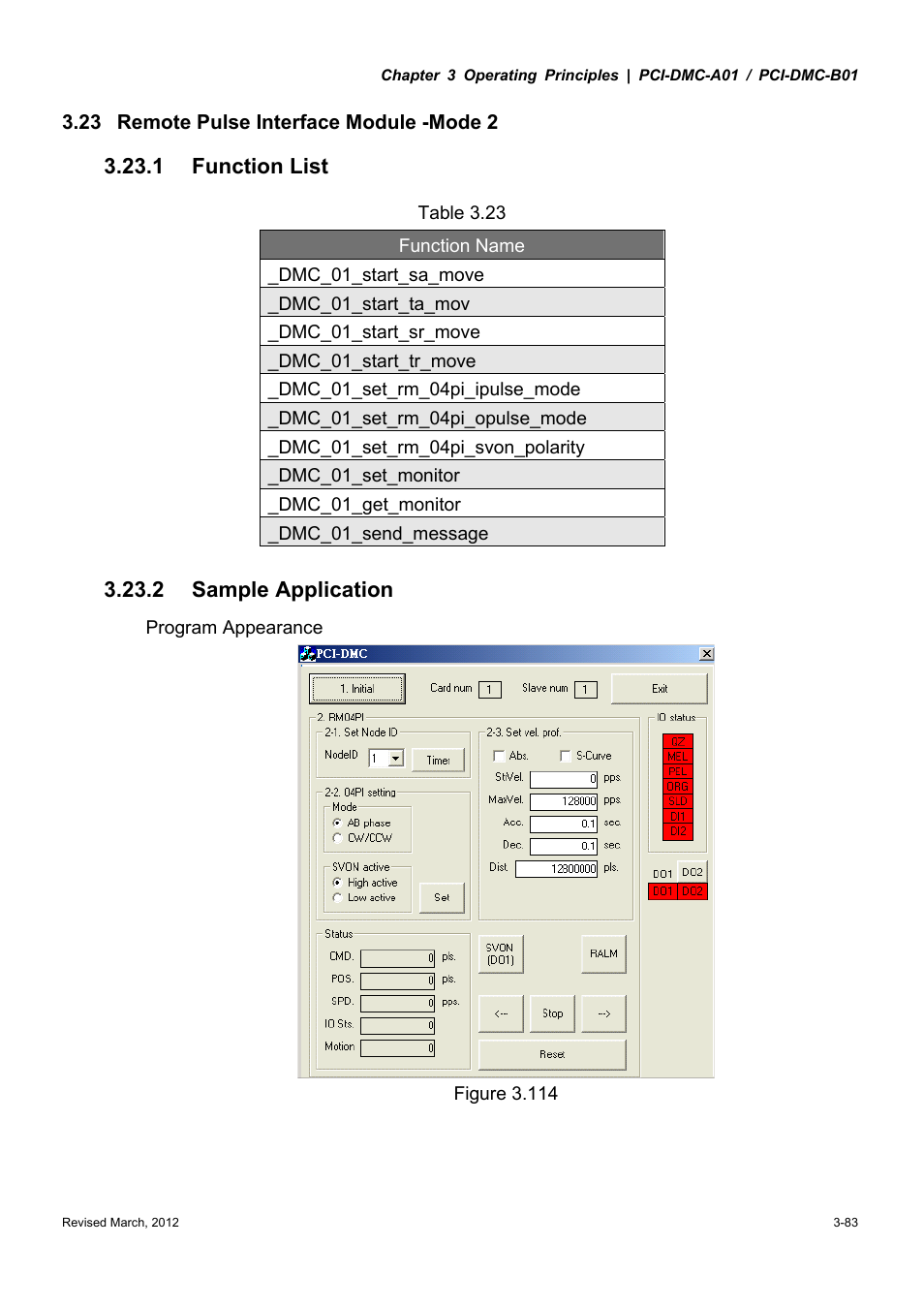 Delta Electronics High-Speed PCI 12-Axis Motion Control Card PCI-DMC-A01 User Manual | Page 105 / 528