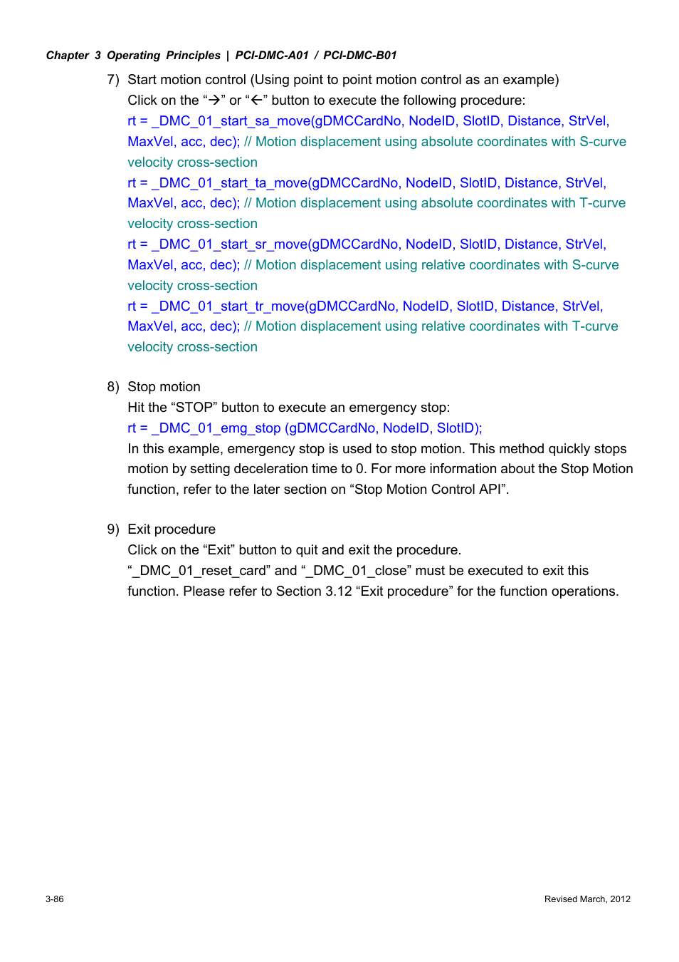 Delta Electronics High-Speed PCI 12-Axis Motion Control Card PCI-DMC-A01 User Manual | Page 108 / 528