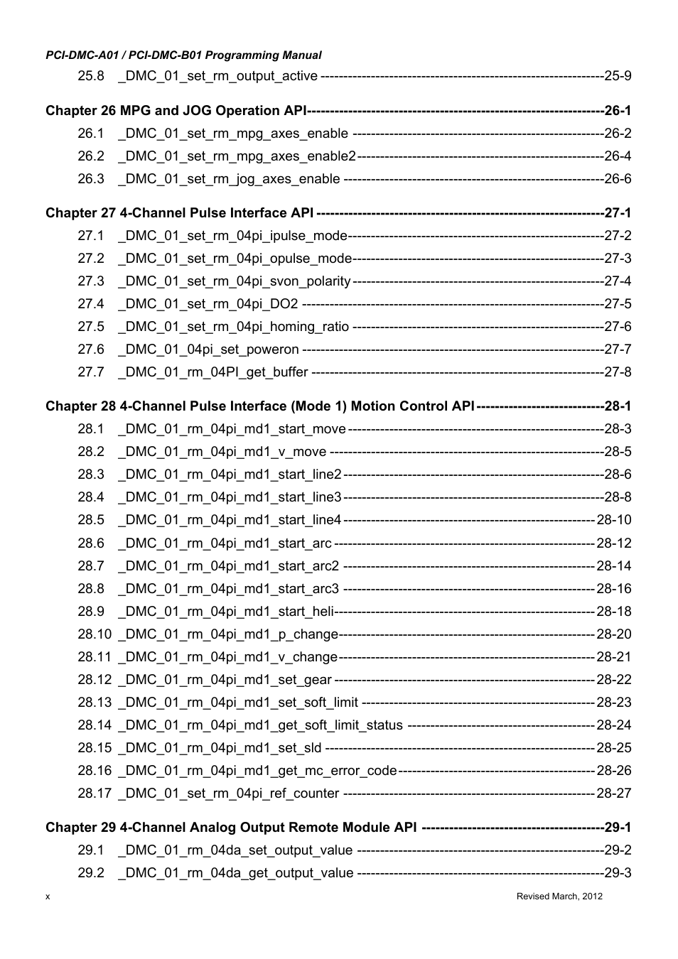 Delta Electronics High-Speed PCI 12-Axis Motion Control Card PCI-DMC-A01 User Manual | Page 12 / 528