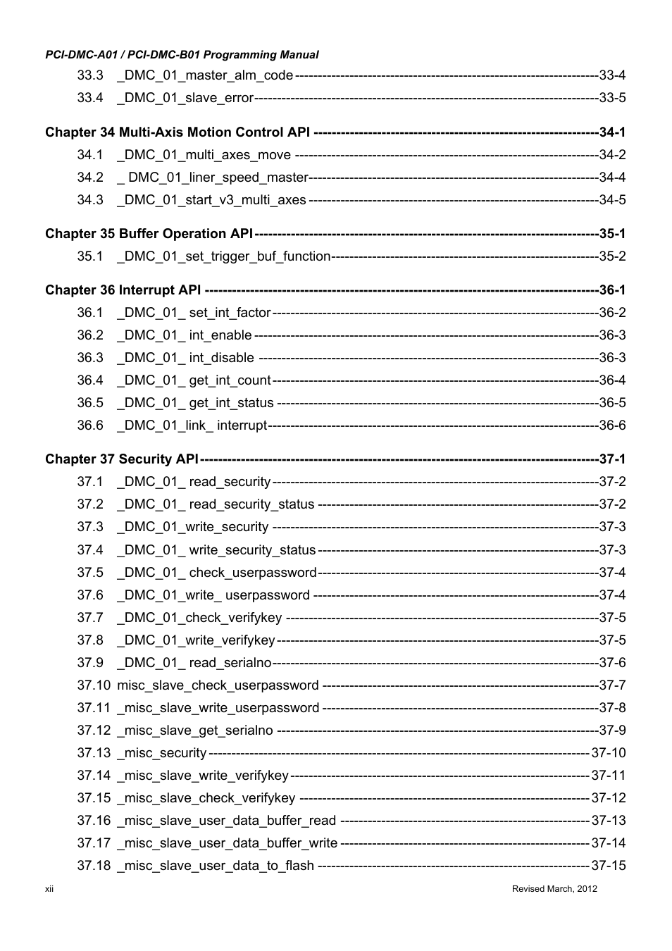 Delta Electronics High-Speed PCI 12-Axis Motion Control Card PCI-DMC-A01 User Manual | Page 14 / 528