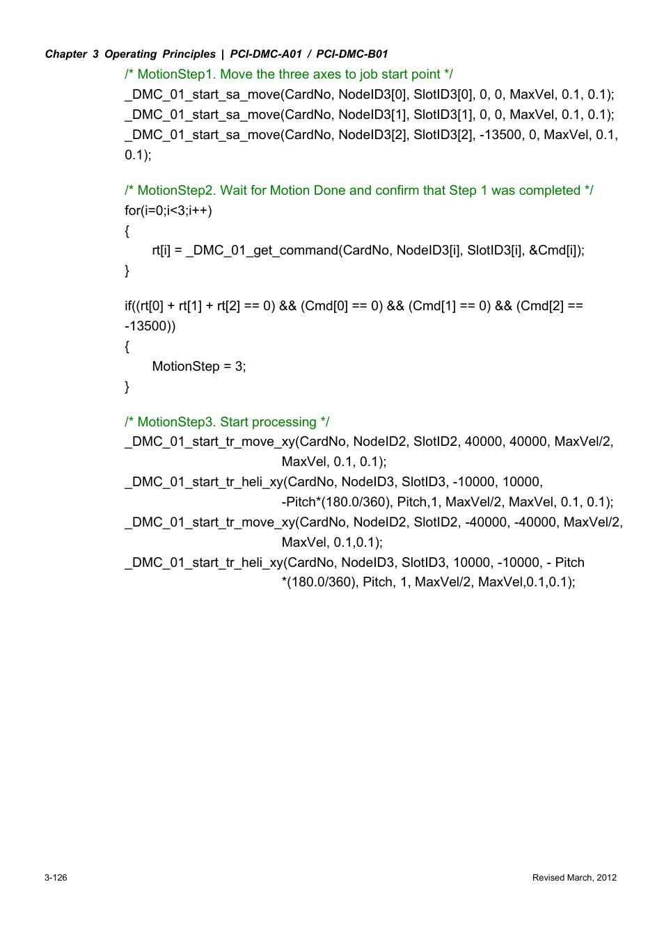 Delta Electronics High-Speed PCI 12-Axis Motion Control Card PCI-DMC-A01 User Manual | Page 148 / 528