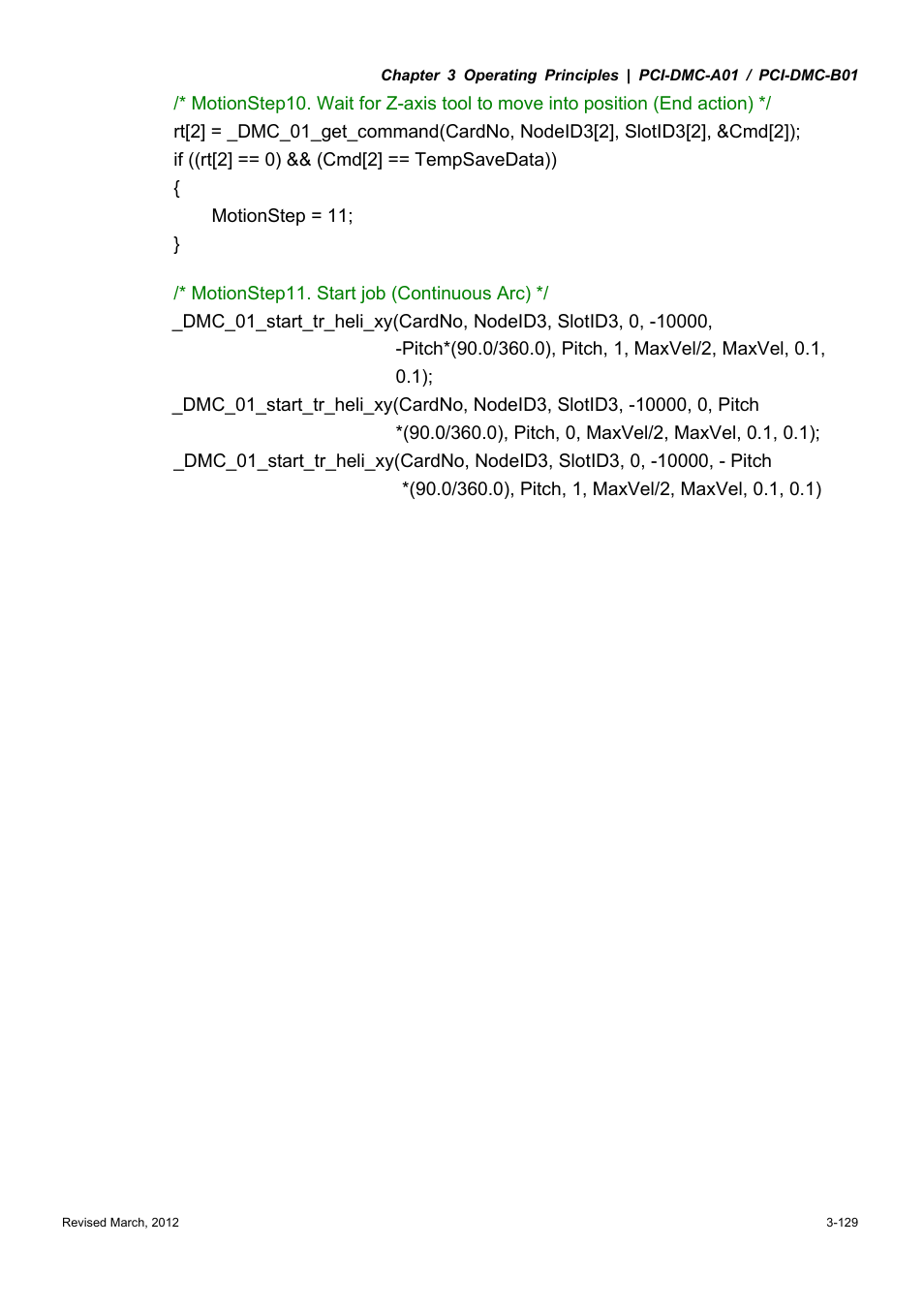 Delta Electronics High-Speed PCI 12-Axis Motion Control Card PCI-DMC-A01 User Manual | Page 151 / 528