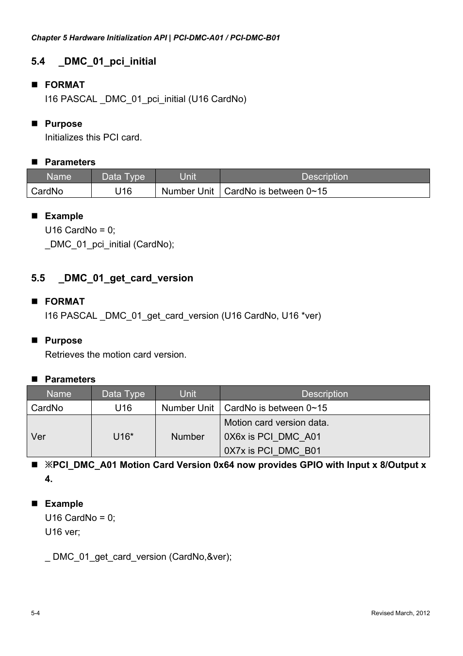 Delta Electronics High-Speed PCI 12-Axis Motion Control Card PCI-DMC-A01 User Manual | Page 172 / 528