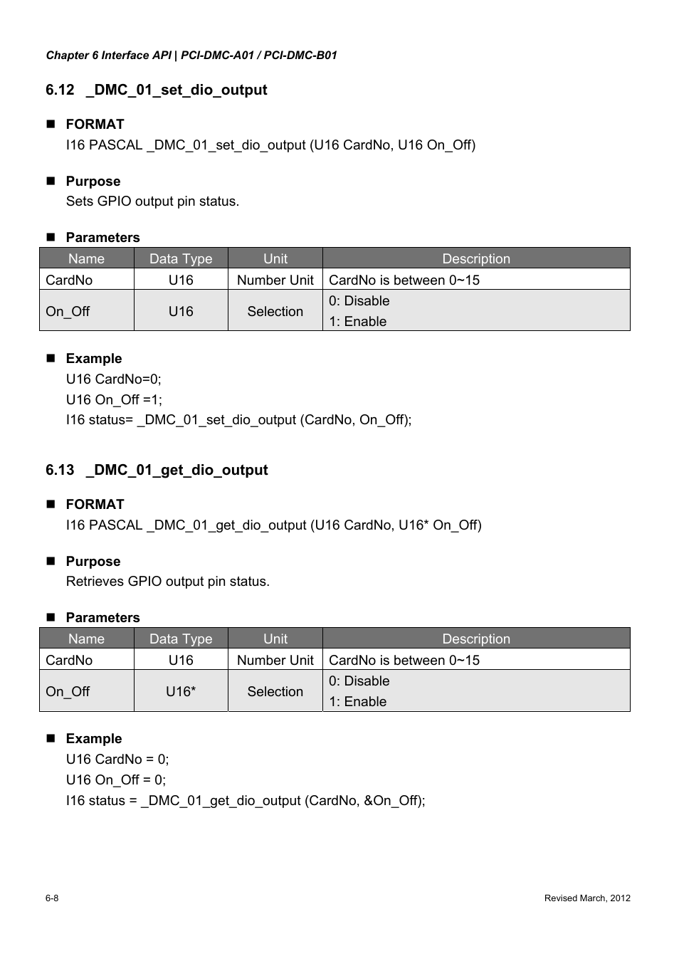 Delta Electronics High-Speed PCI 12-Axis Motion Control Card PCI-DMC-A01 User Manual | Page 180 / 528