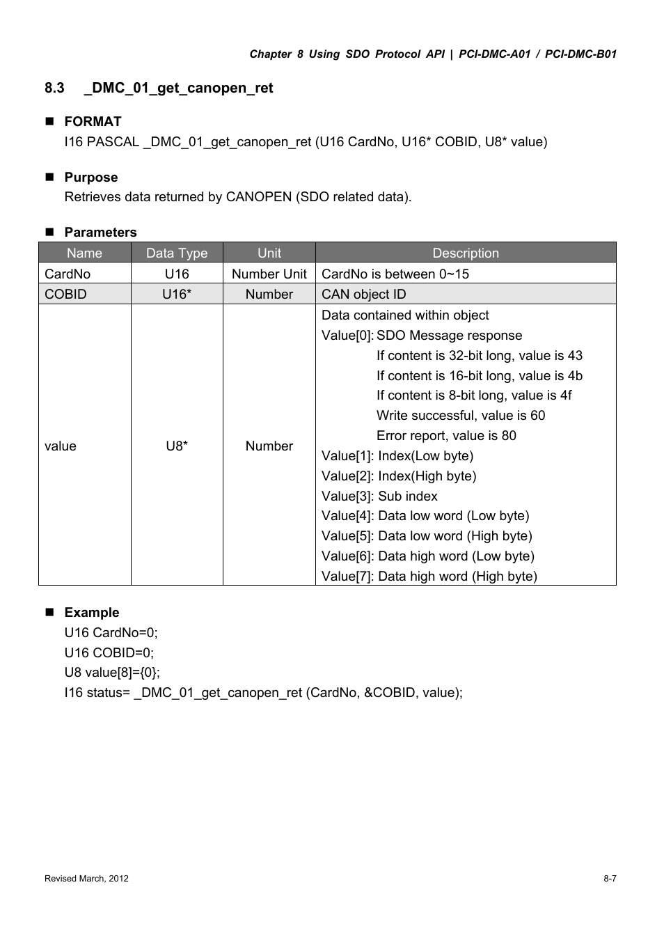 Delta Electronics High-Speed PCI 12-Axis Motion Control Card PCI-DMC-A01 User Manual | Page 193 / 528