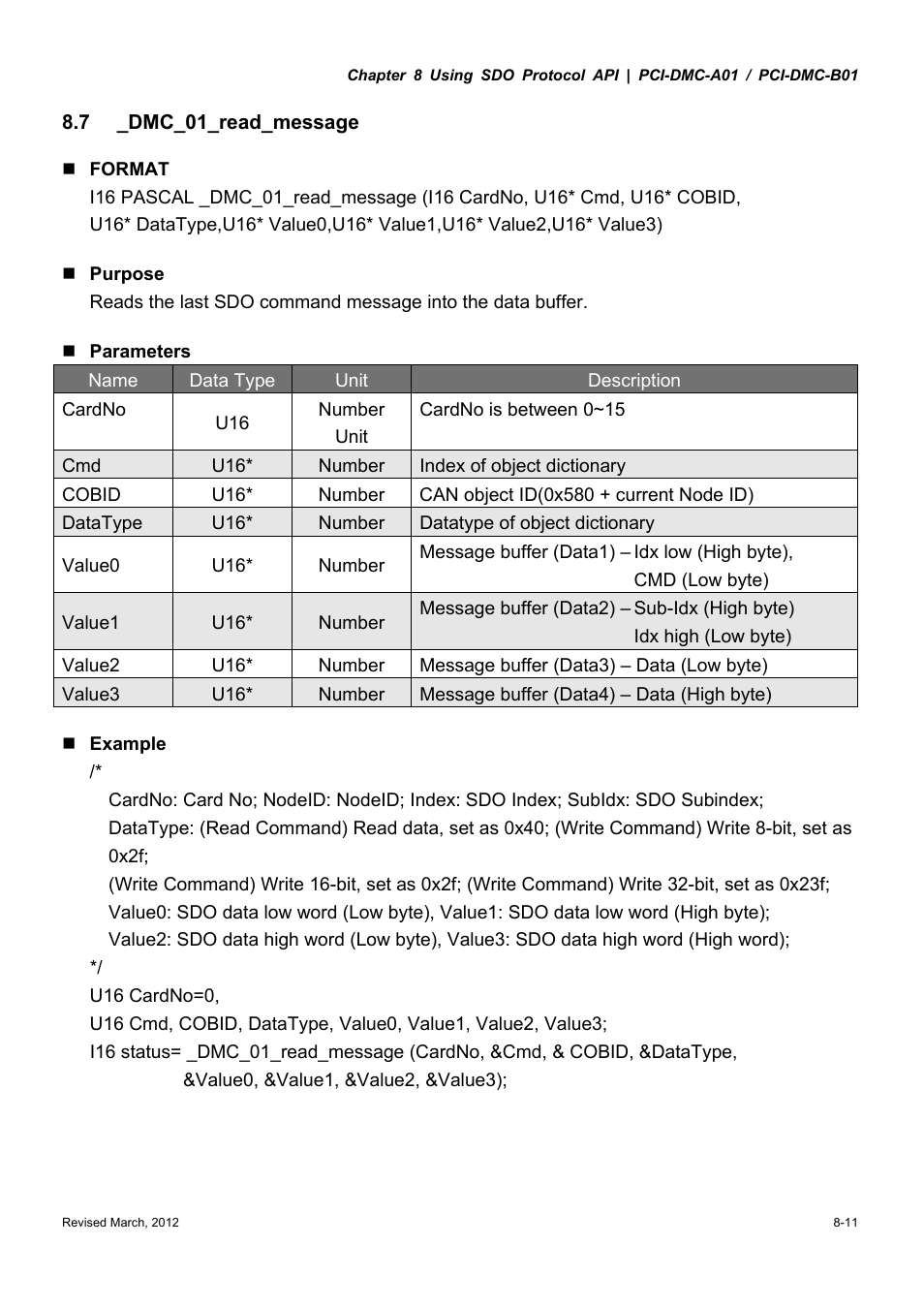 Delta Electronics High-Speed PCI 12-Axis Motion Control Card PCI-DMC-A01 User Manual | Page 197 / 528