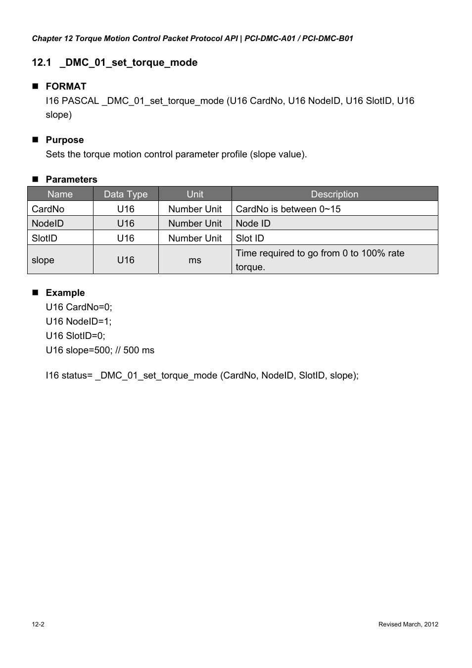 Delta Electronics High-Speed PCI 12-Axis Motion Control Card PCI-DMC-A01 User Manual | Page 222 / 528