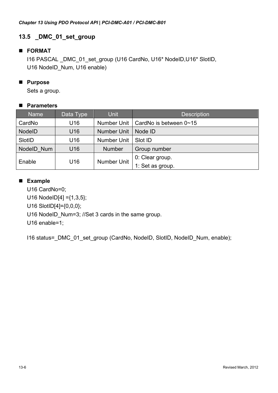 Delta Electronics High-Speed PCI 12-Axis Motion Control Card PCI-DMC-A01 User Manual | Page 232 / 528