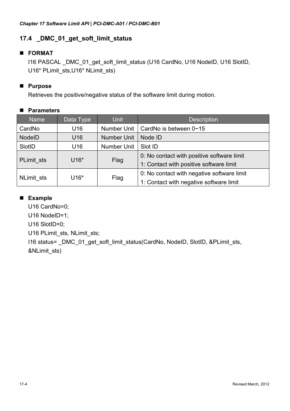 Delta Electronics High-Speed PCI 12-Axis Motion Control Card PCI-DMC-A01 User Manual | Page 254 / 528