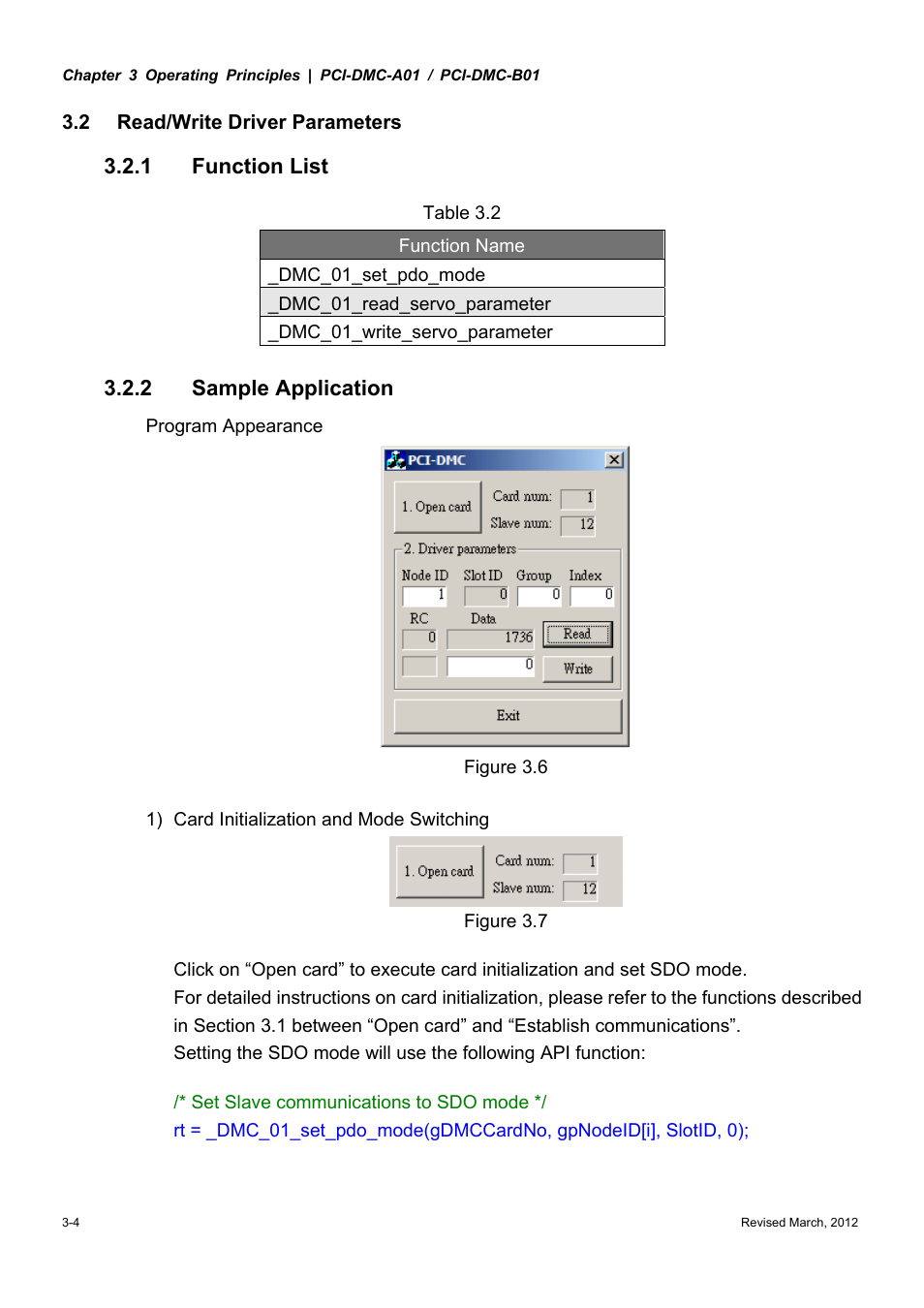 1 function list, 2 sample application | Delta Electronics High-Speed PCI 12-Axis Motion Control Card PCI-DMC-A01 User Manual | Page 26 / 528