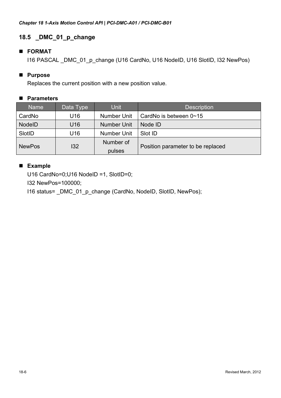 Delta Electronics High-Speed PCI 12-Axis Motion Control Card PCI-DMC-A01 User Manual | Page 260 / 528