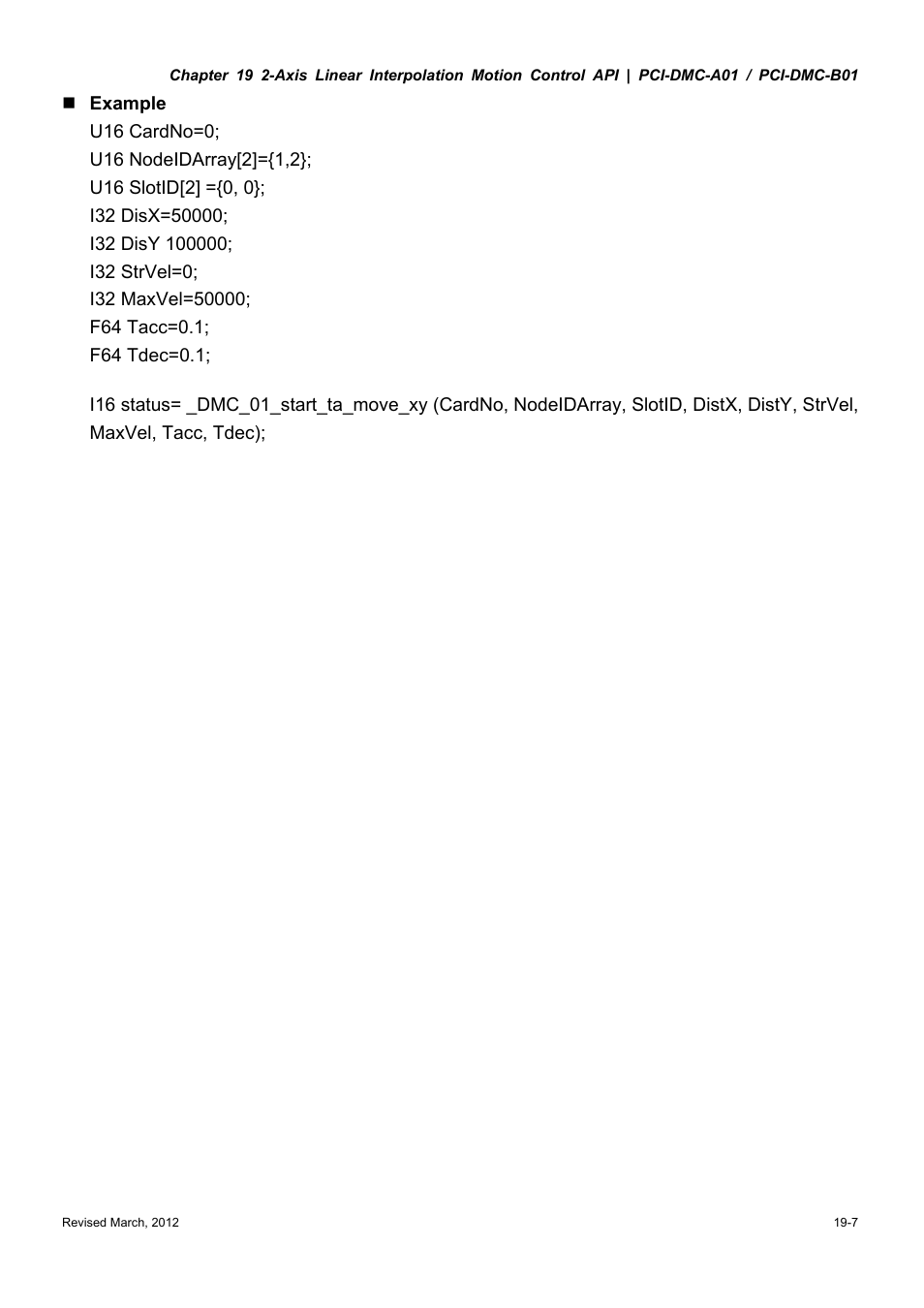 Delta Electronics High-Speed PCI 12-Axis Motion Control Card PCI-DMC-A01 User Manual | Page 283 / 528