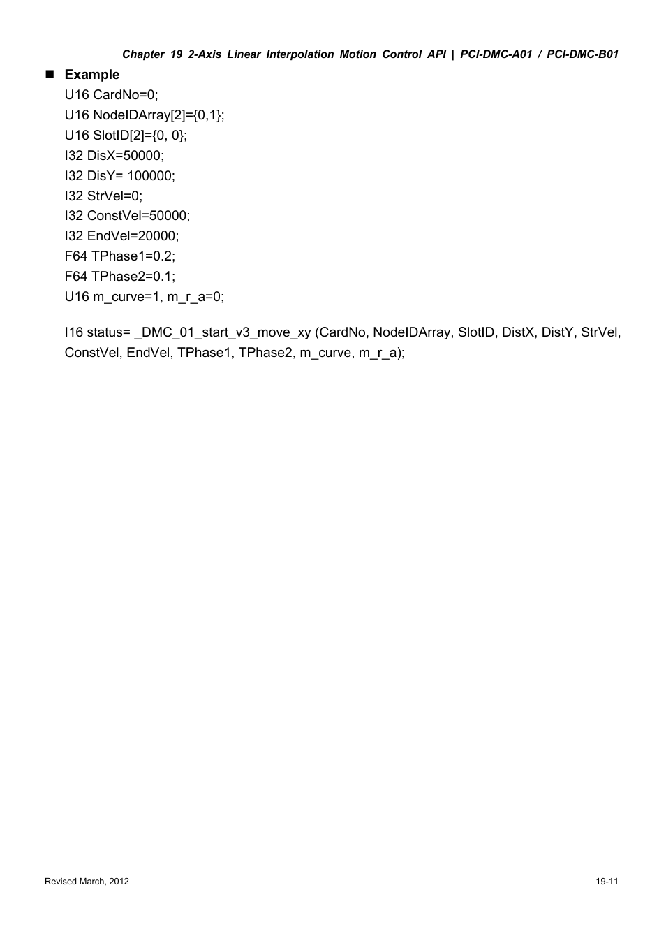 Delta Electronics High-Speed PCI 12-Axis Motion Control Card PCI-DMC-A01 User Manual | Page 287 / 528