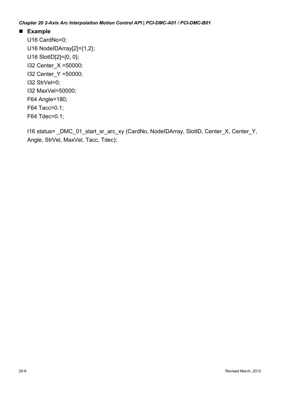 Delta Electronics High-Speed PCI 12-Axis Motion Control Card PCI-DMC-A01 User Manual | Page 294 / 528