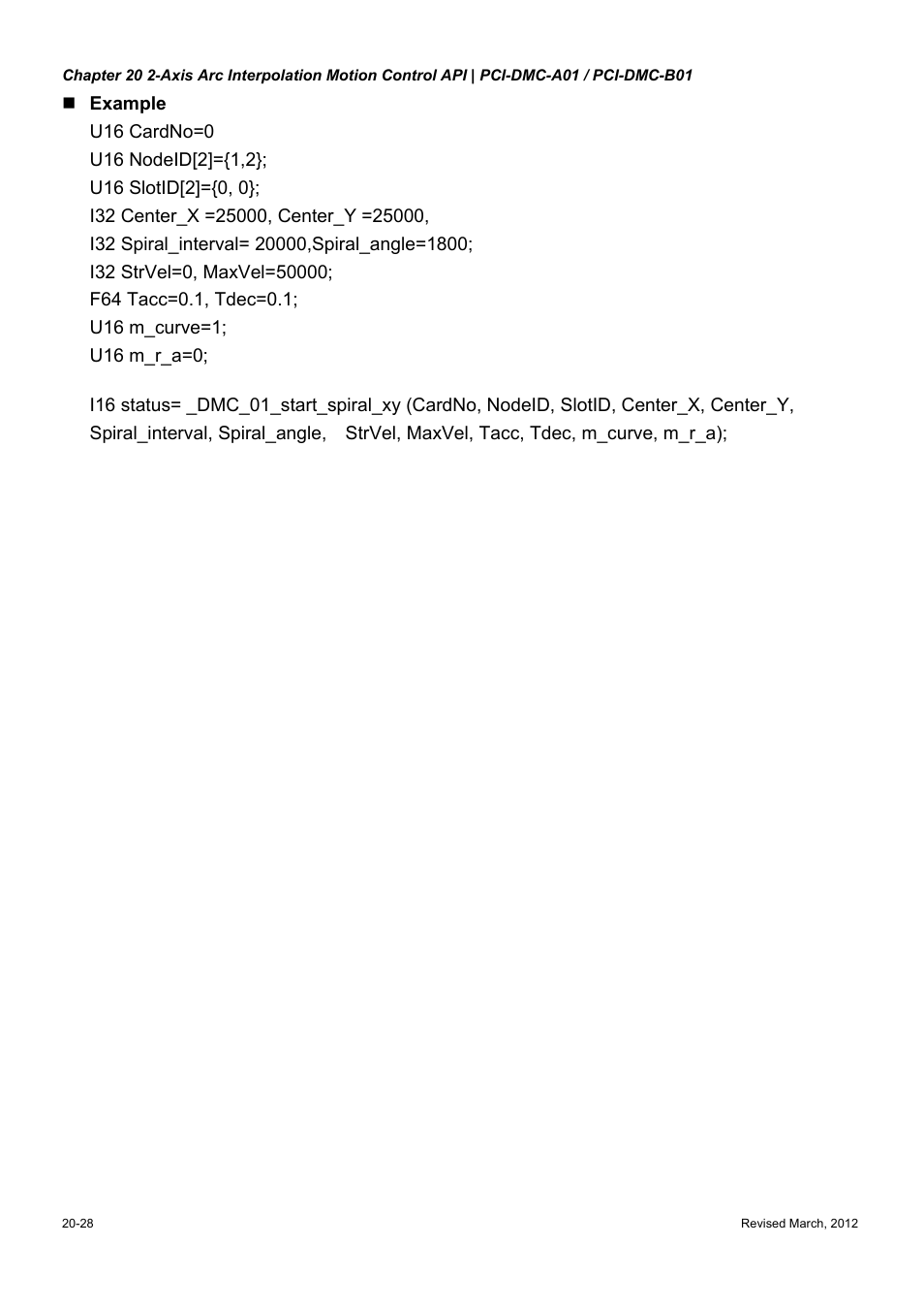 Delta Electronics High-Speed PCI 12-Axis Motion Control Card PCI-DMC-A01 User Manual | Page 316 / 528