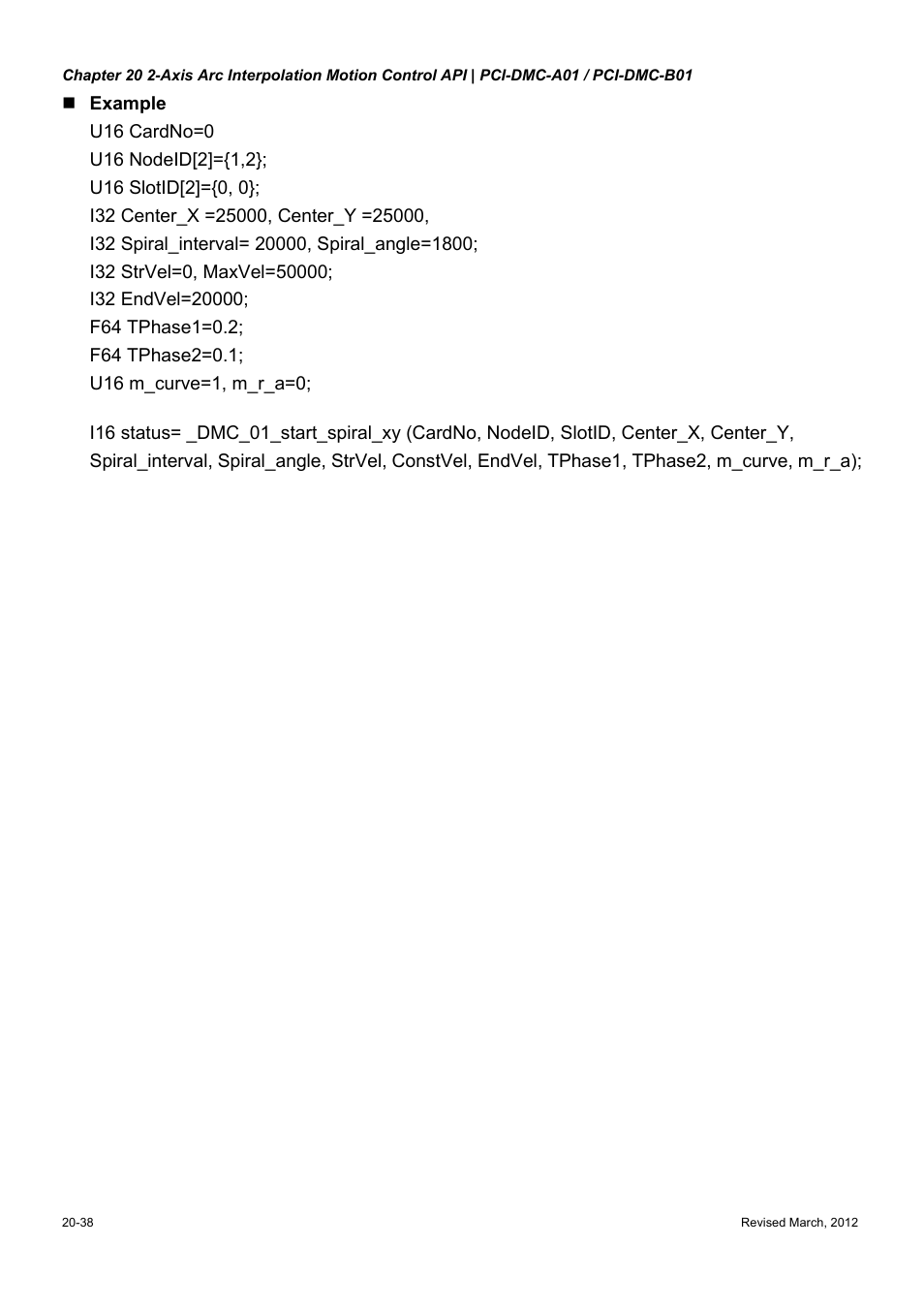 Delta Electronics High-Speed PCI 12-Axis Motion Control Card PCI-DMC-A01 User Manual | Page 326 / 528