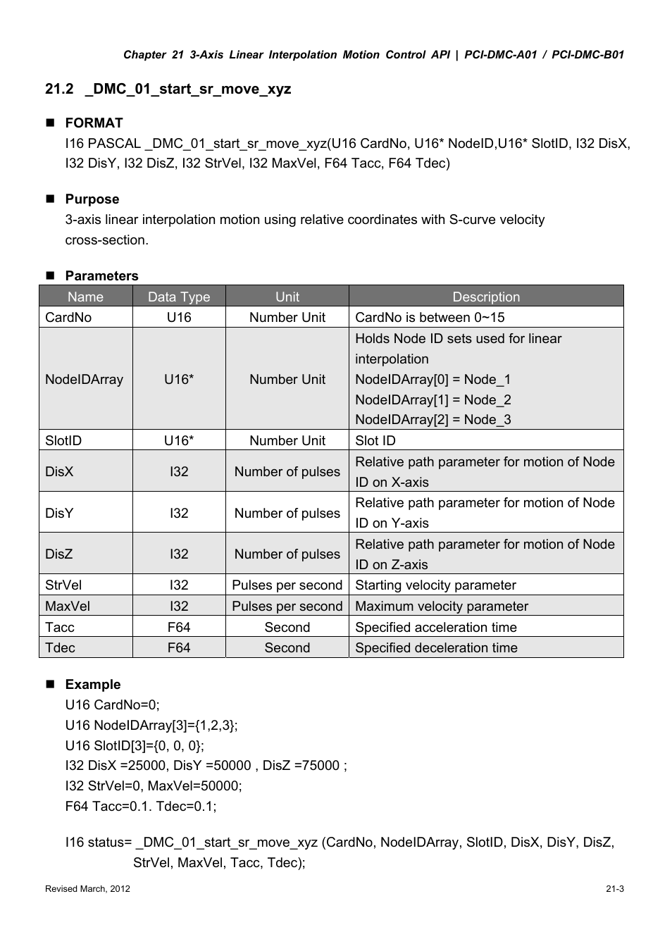 Delta Electronics High-Speed PCI 12-Axis Motion Control Card PCI-DMC-A01 User Manual | Page 331 / 528