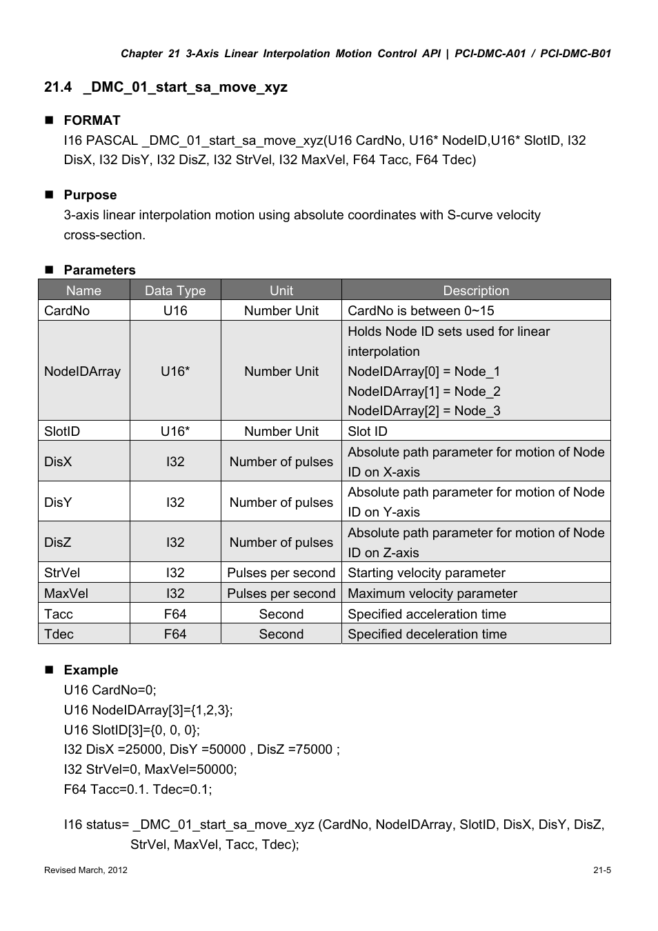 Delta Electronics High-Speed PCI 12-Axis Motion Control Card PCI-DMC-A01 User Manual | Page 333 / 528