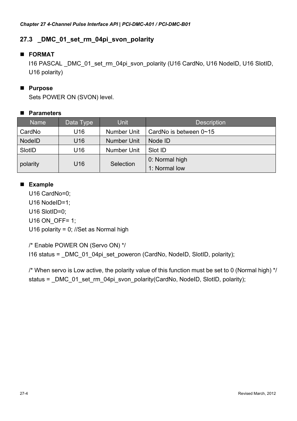 Delta Electronics High-Speed PCI 12-Axis Motion Control Card PCI-DMC-A01 User Manual | Page 374 / 528
