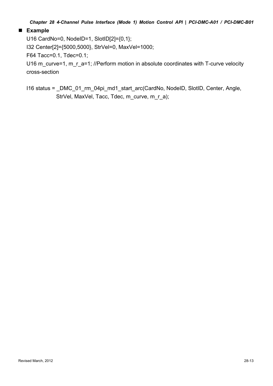 Delta Electronics High-Speed PCI 12-Axis Motion Control Card PCI-DMC-A01 User Manual | Page 391 / 528