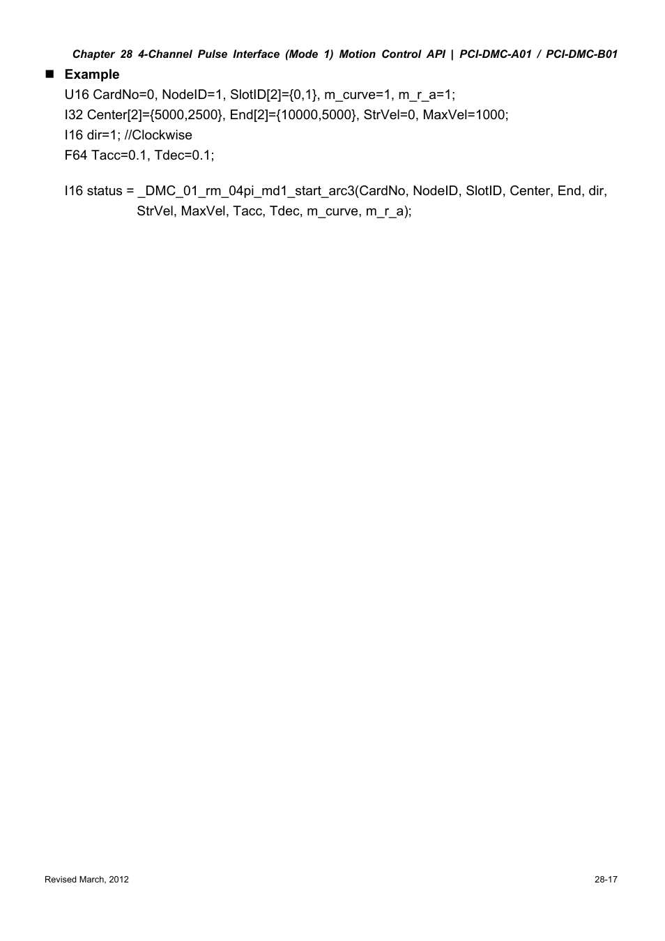 Delta Electronics High-Speed PCI 12-Axis Motion Control Card PCI-DMC-A01 User Manual | Page 395 / 528
