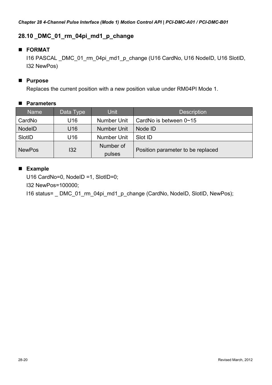 Delta Electronics High-Speed PCI 12-Axis Motion Control Card PCI-DMC-A01 User Manual | Page 398 / 528