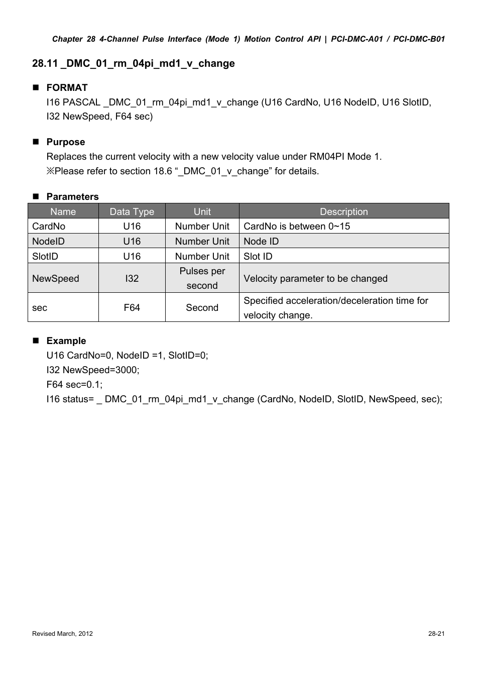 Delta Electronics High-Speed PCI 12-Axis Motion Control Card PCI-DMC-A01 User Manual | Page 399 / 528