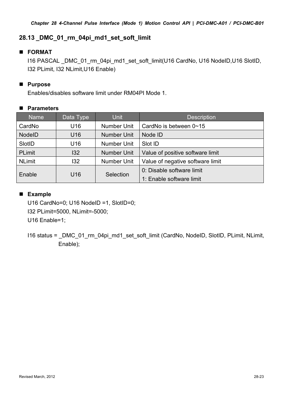 Delta Electronics High-Speed PCI 12-Axis Motion Control Card PCI-DMC-A01 User Manual | Page 401 / 528