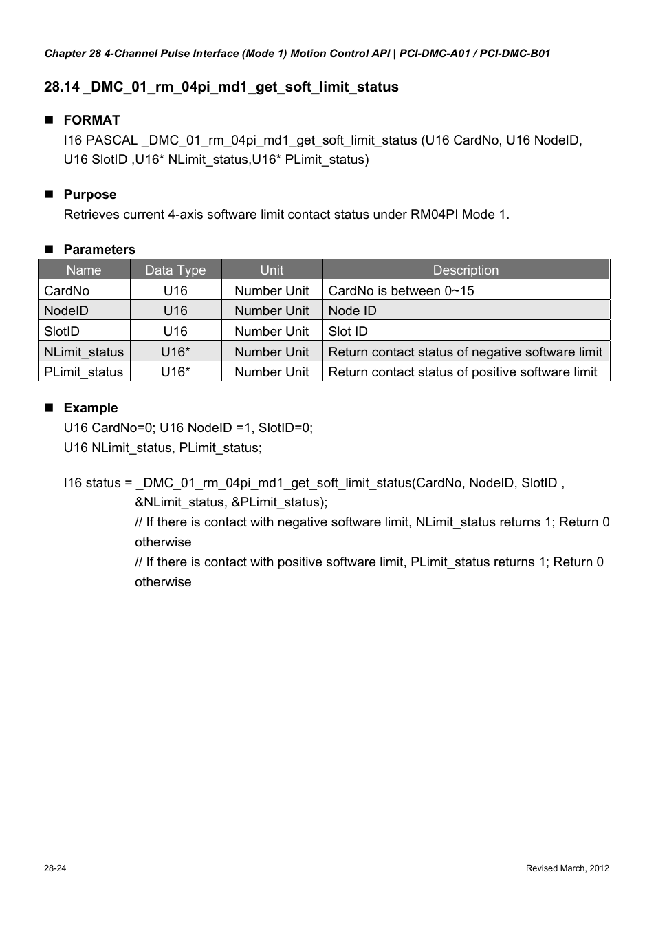 Delta Electronics High-Speed PCI 12-Axis Motion Control Card PCI-DMC-A01 User Manual | Page 402 / 528